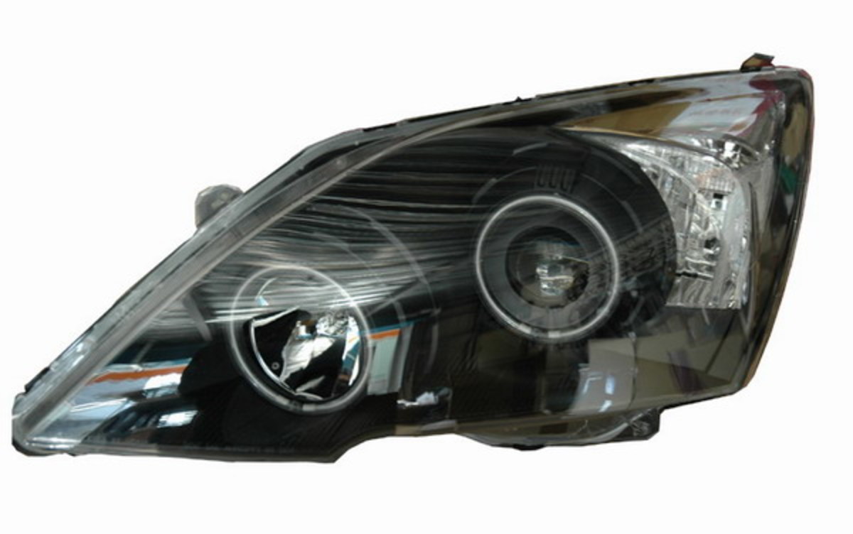 2007-2012 CRV 黑框CCFL光圈魚眼 大燈 (停產)